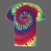 Multi-Color Spiral Short Sleeve T-Shirt